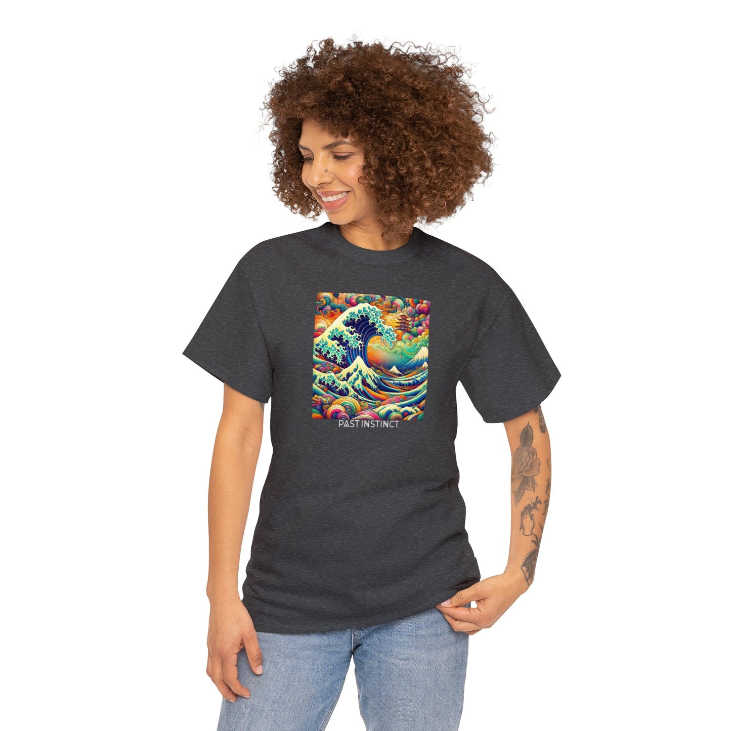 Japanese "The Psychedelic Wave" - Dark Tee
