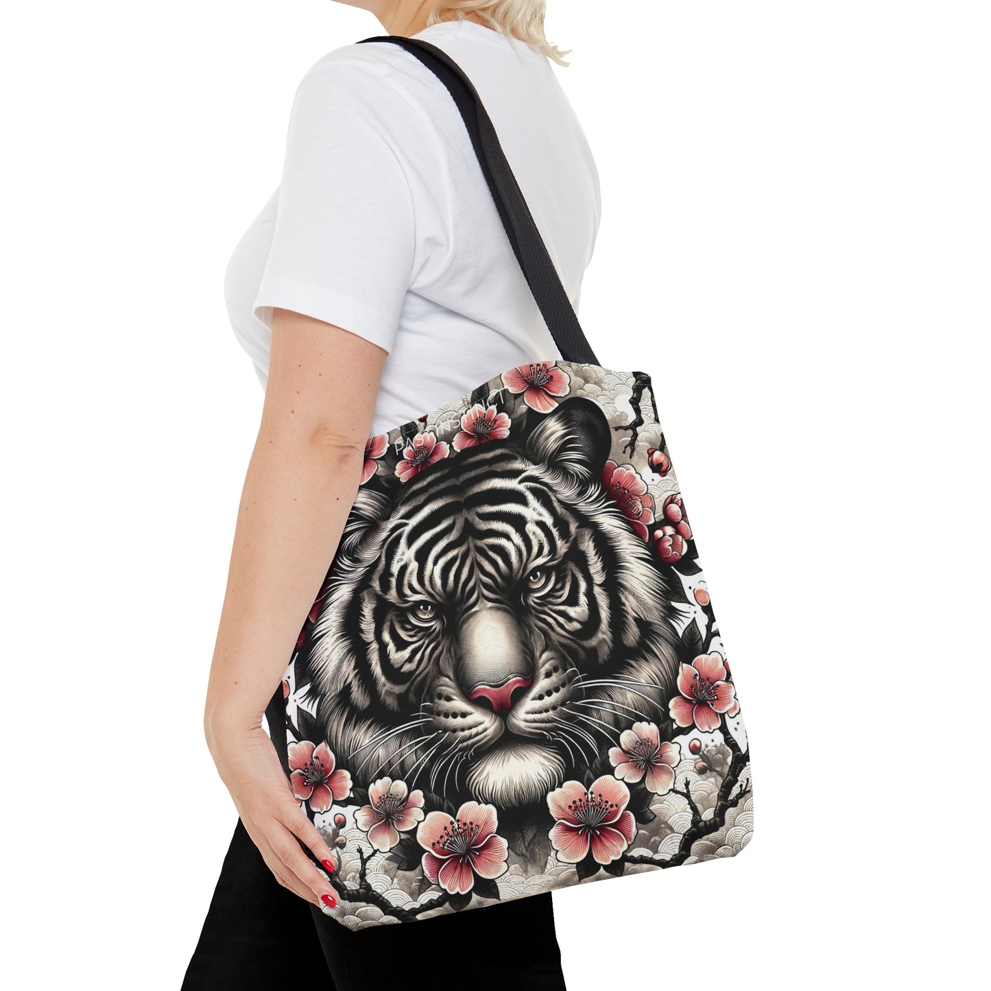 Japanese White Tiger - Tote Bag