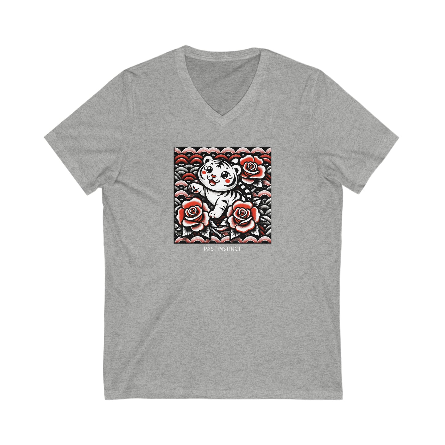 Womens Japanese "Rosy Cub" Tigress - Dark Tee