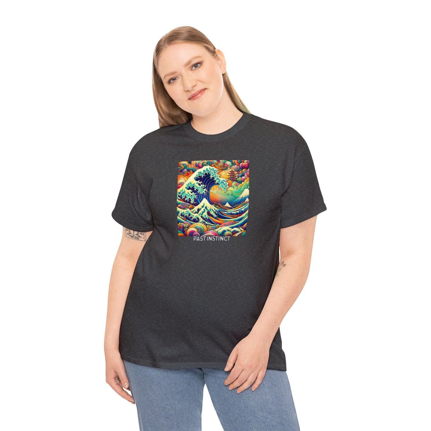 Japanese "The Psychedelic Wave" - Dark Tee