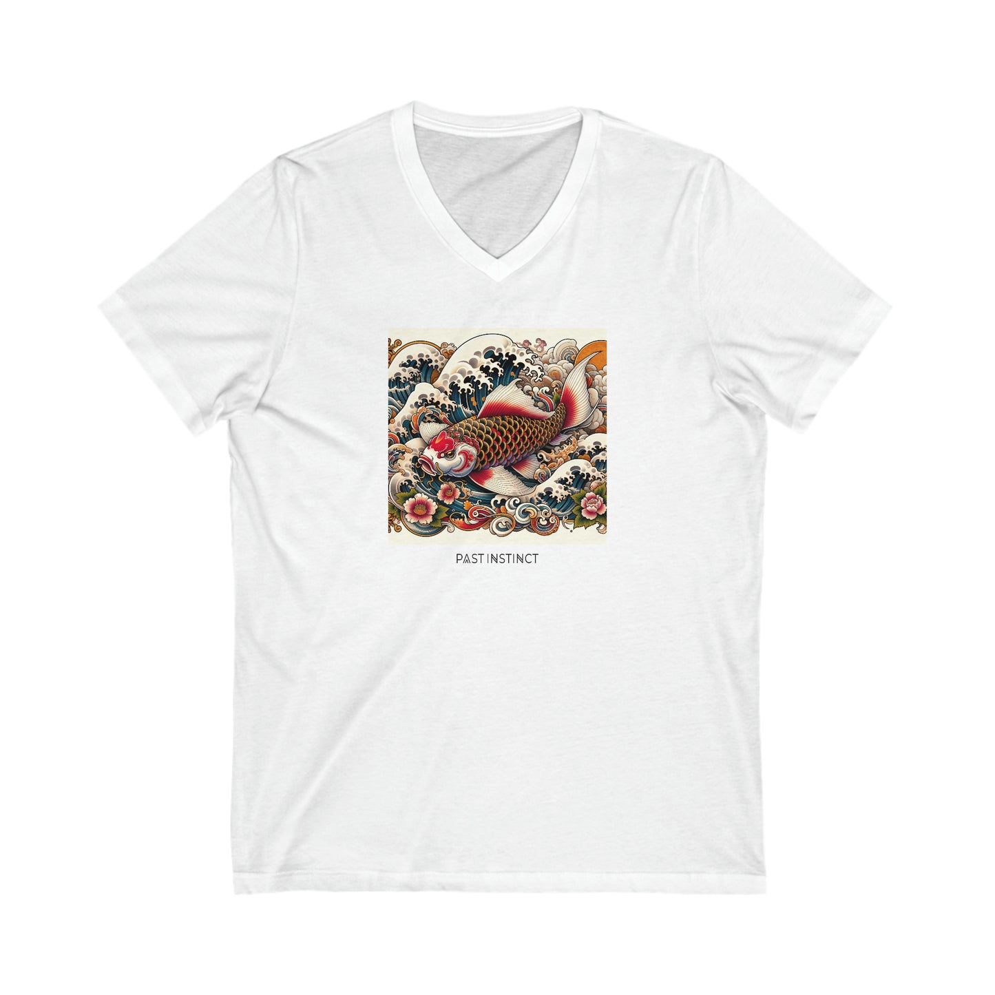 Womens Japanese "Onna-bugeisha" Koi - Tee