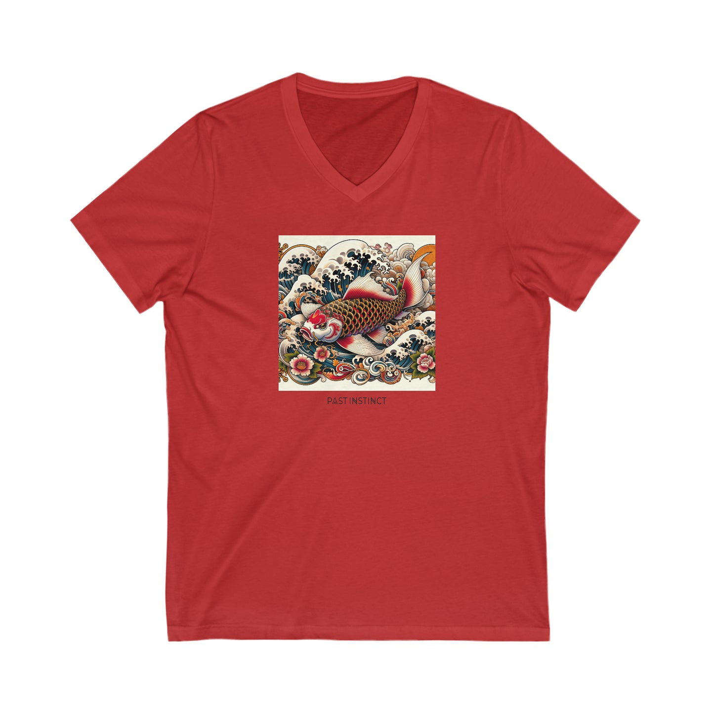 Womens Japanese "Onna-bugeisha" Koi - Tee