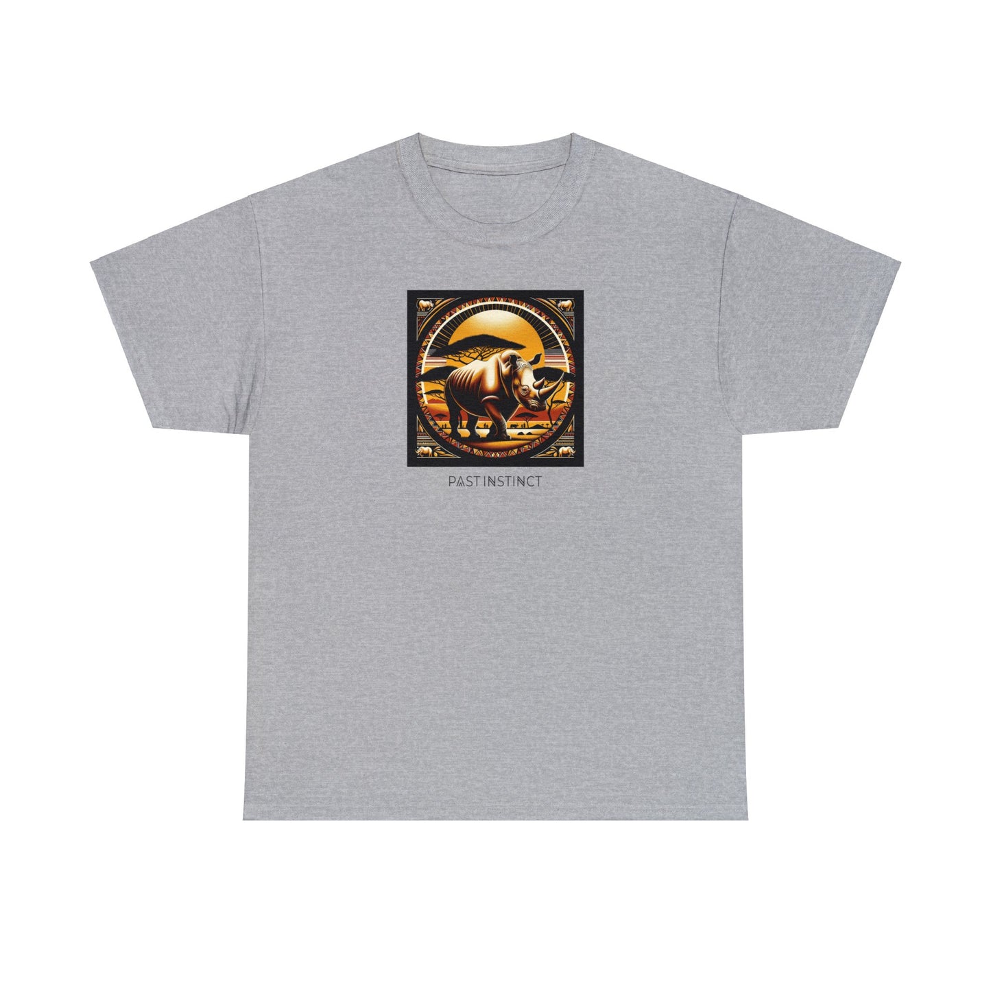 African "Sunset Majesty" white Rhino - Tee