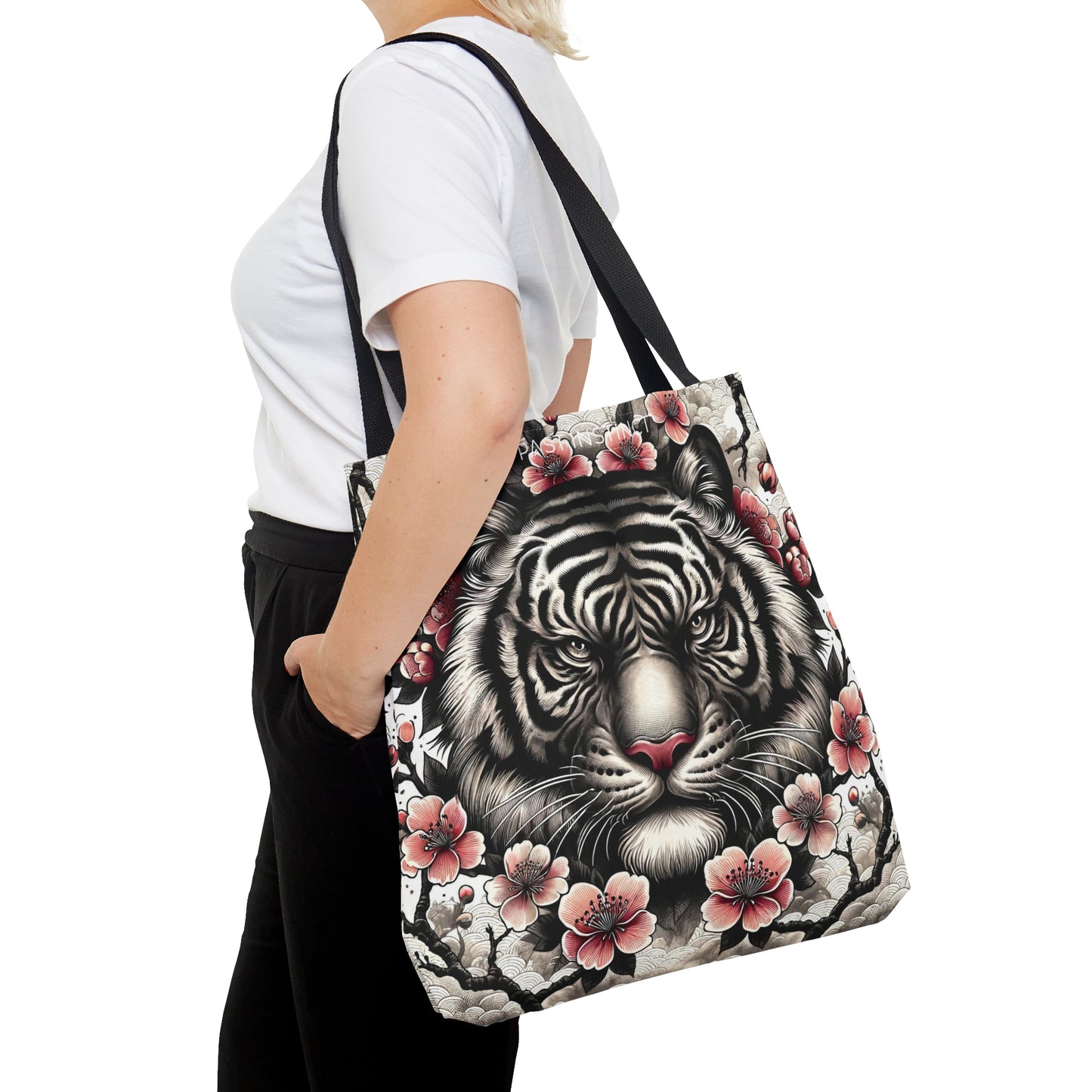 Japanese White Tiger - Tote Bag