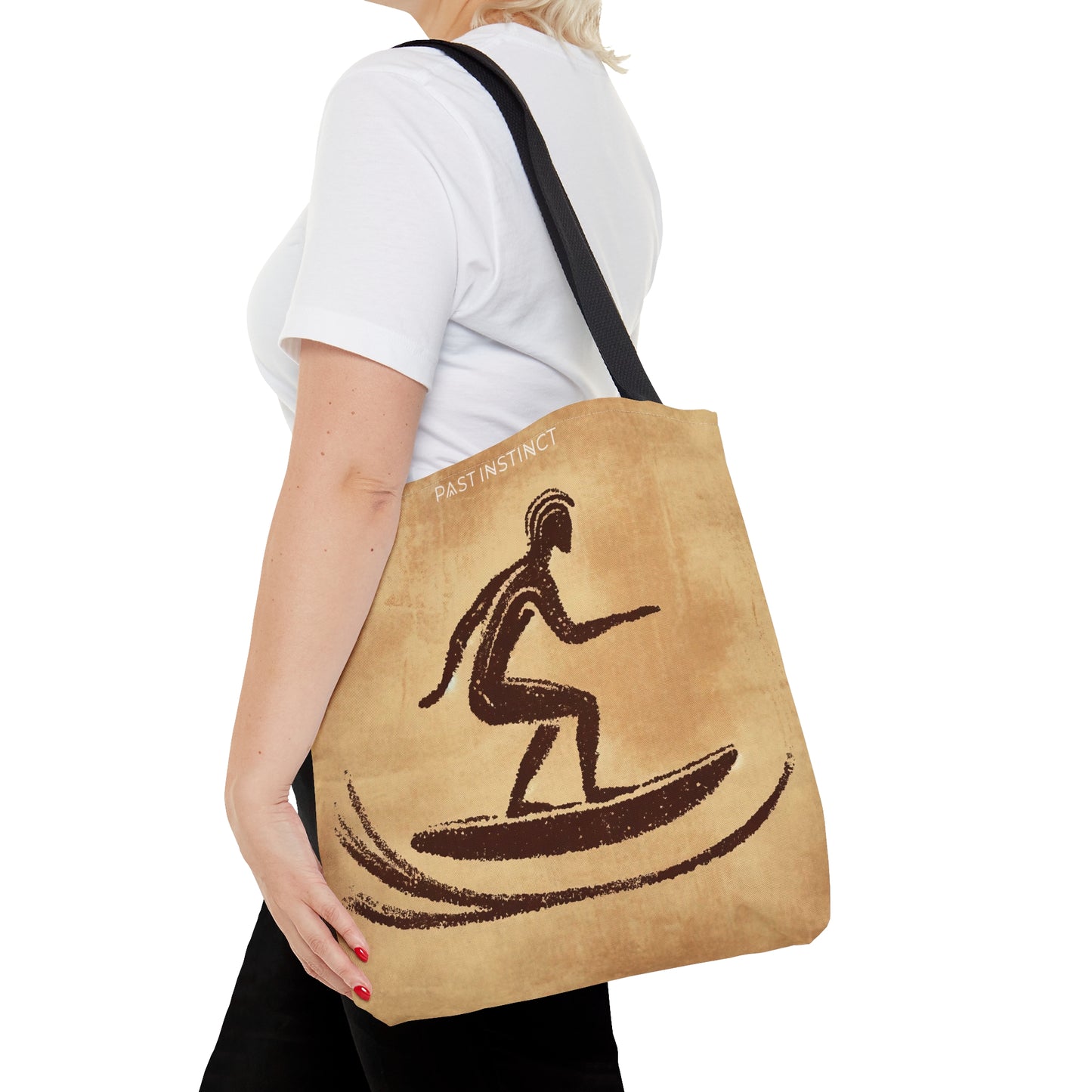 Cave Art Surfer - Tote Bag