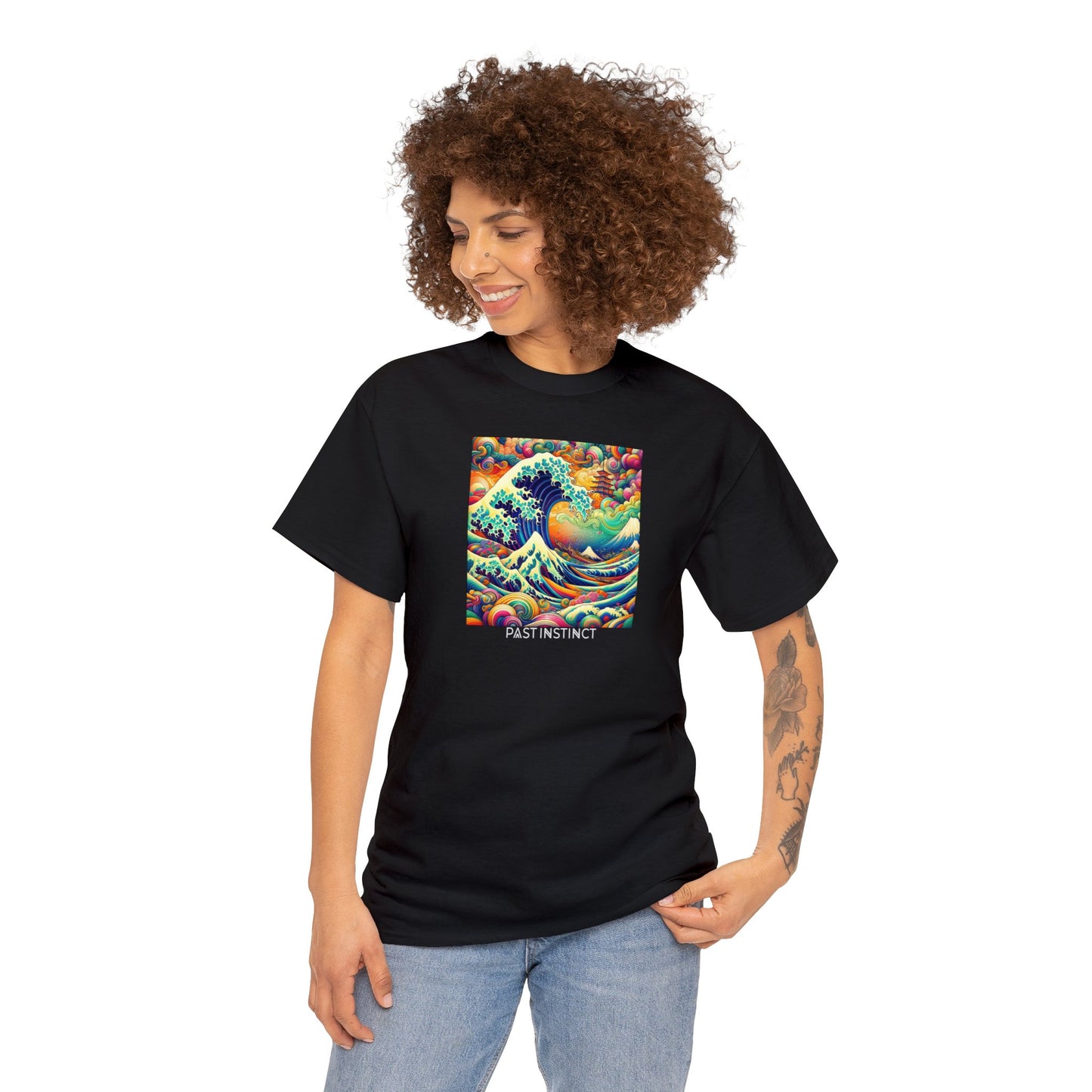 Japanese "The Psychedelic Wave" - Dark Tee