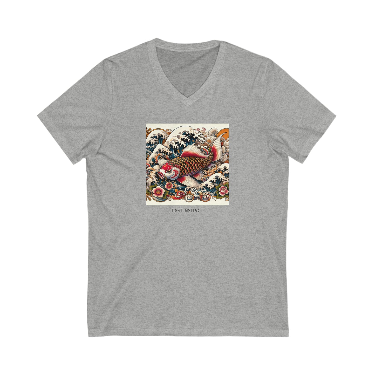 Womens Japanese "Onna-bugeisha" Koi - Tee