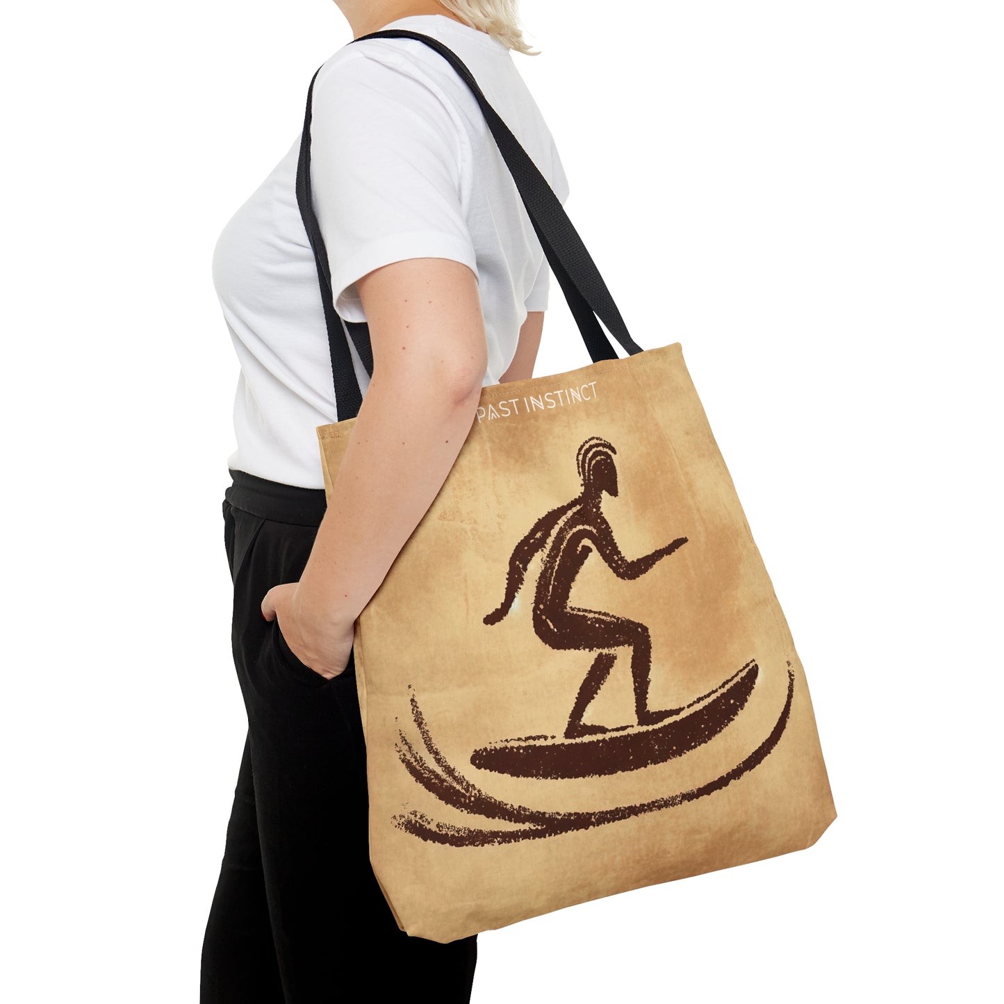 Cave Art Surfer - Tote Bag