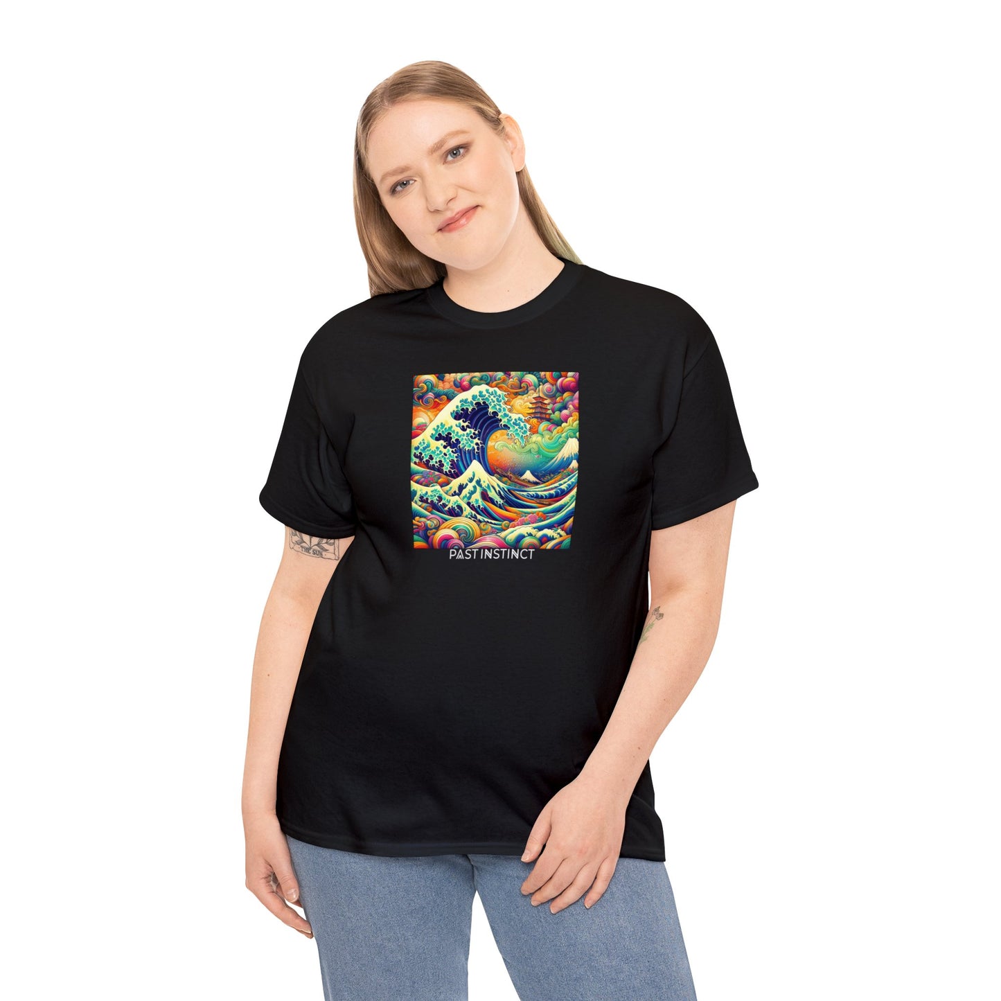 Japanese "The Psychedelic Wave" - Dark Tee