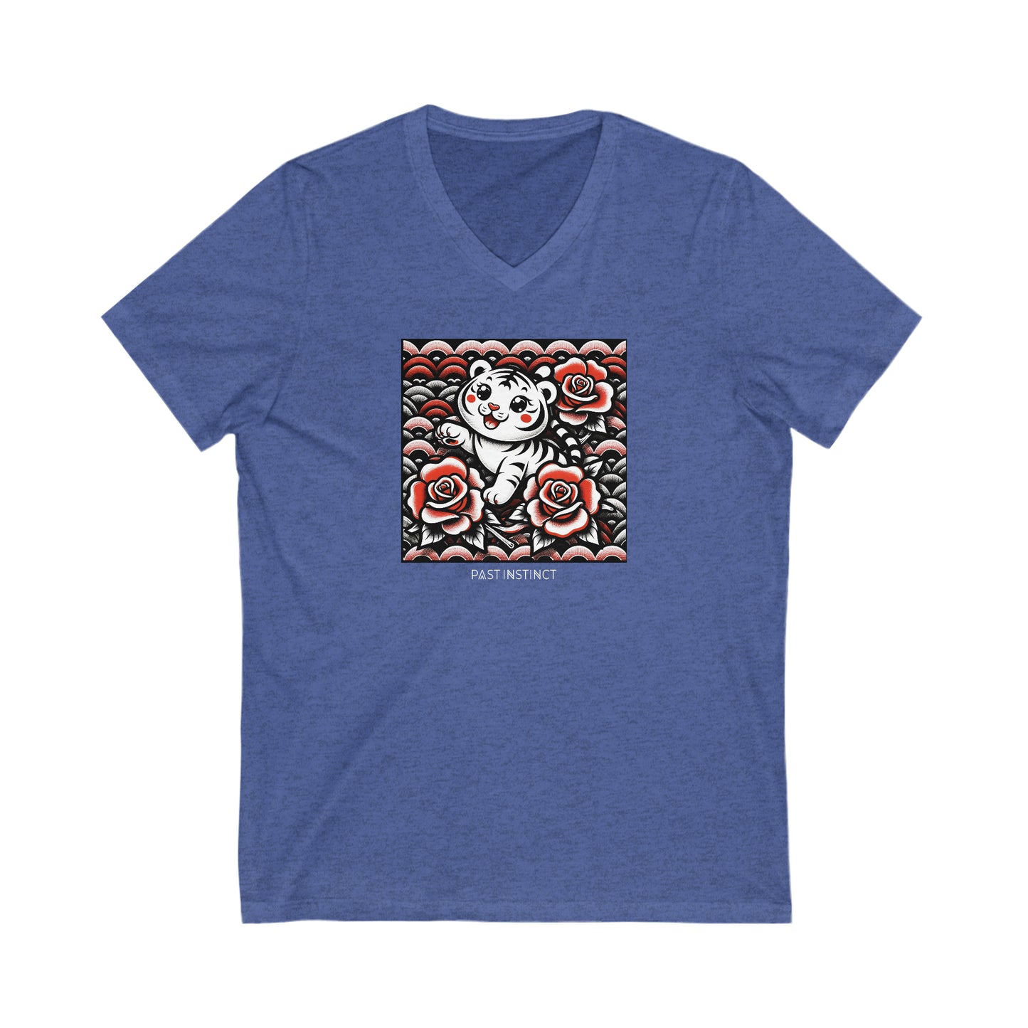 Womens Japanese "Rosy Cub" Tigress - Dark Tee