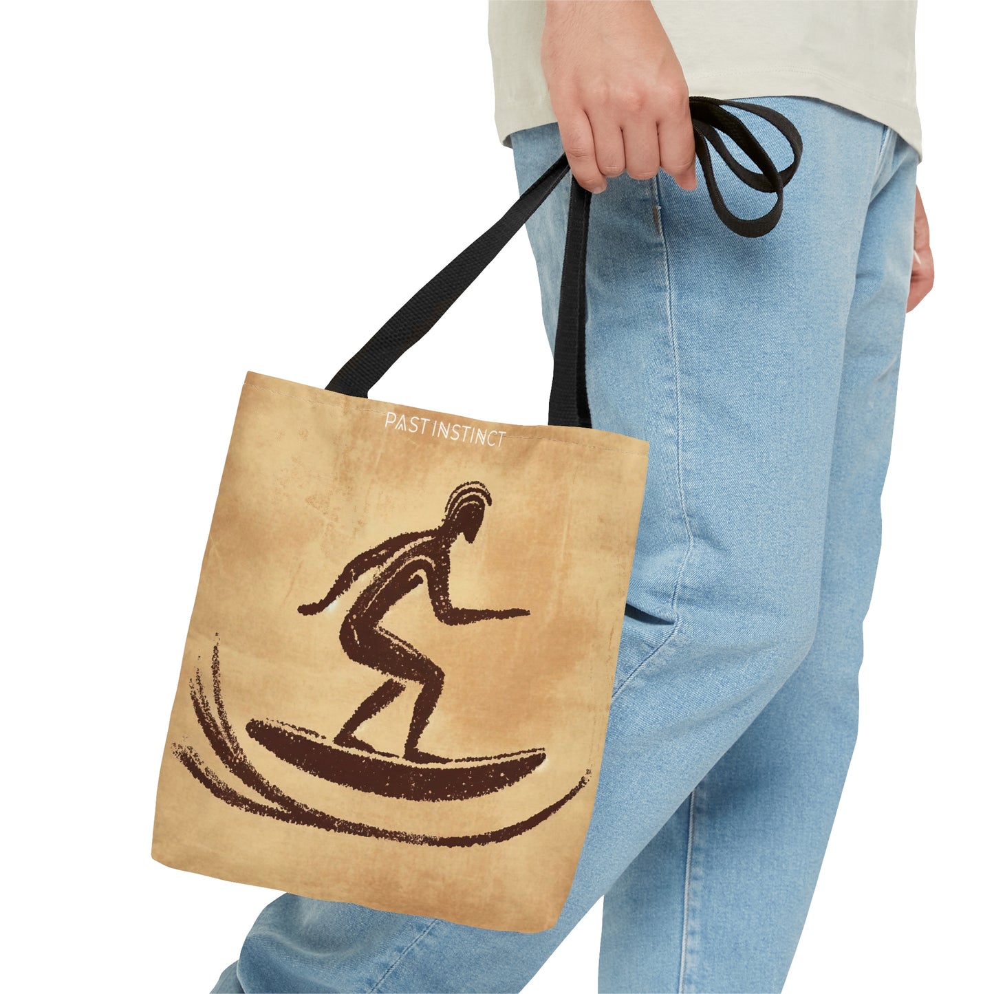 Cave Art Surfer - Tote Bag