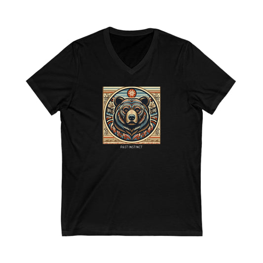 women's "Aurora Guardian" Bear - Dark Tee