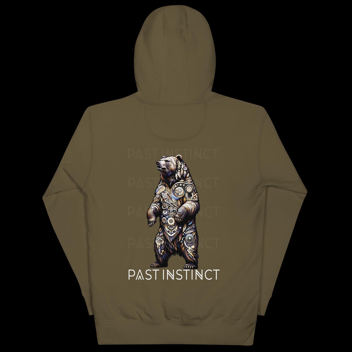 Native American Bear Dark - Hoodie